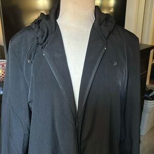 Ann Klein all weather hooded overcoat